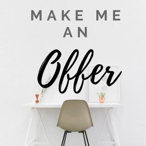 All offers welcomed! 🤗